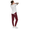 mscl Joggers "No Dirt Not a Sport" by Hope Nulf (Colour: Maroon Thigh) - Image 4