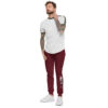 mscl Joggers "No Dirt Not a Sport" by Hope Nulf (Colour: Maroon Thigh) - Image 3